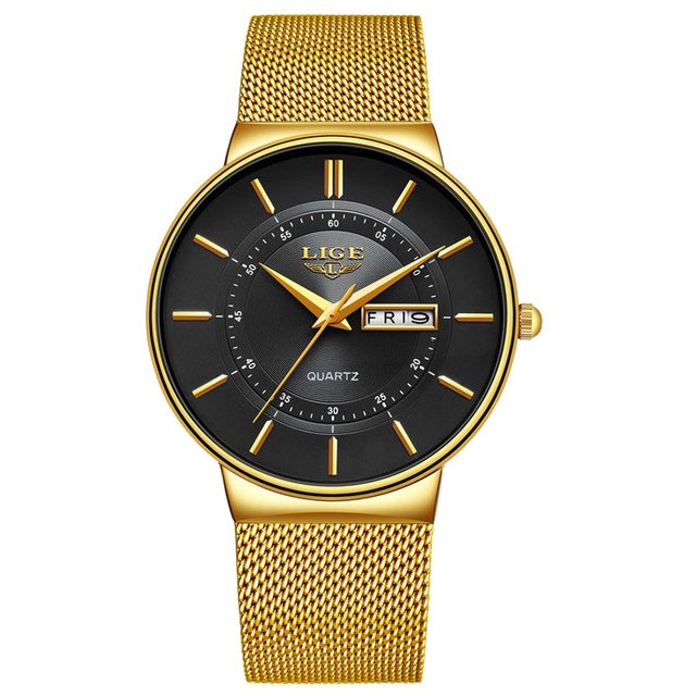 Montre LIGE 9949 Or