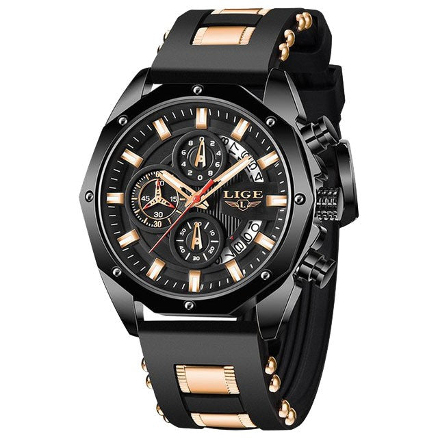 Montre LIGE 8908 Noir